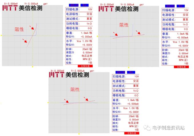 失效三極管、正常三極管引腳間半導(dǎo)體特性