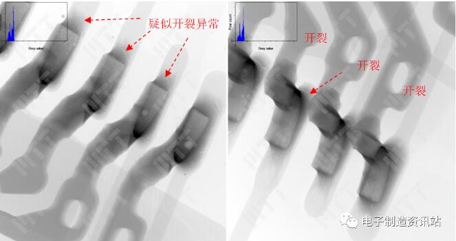 IC引腳焊點(diǎn)X-Ray透視檢查照片