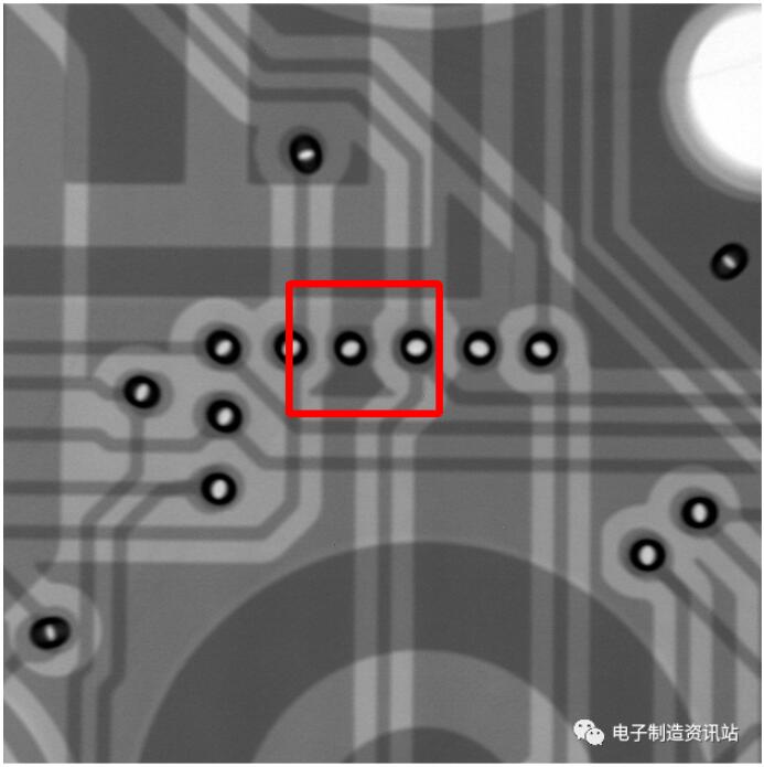 嚴(yán)重失效PCB X-ray照片