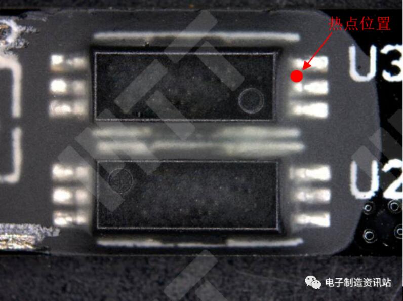 #5失效電池?zé)狳c(diǎn)位置示意圖