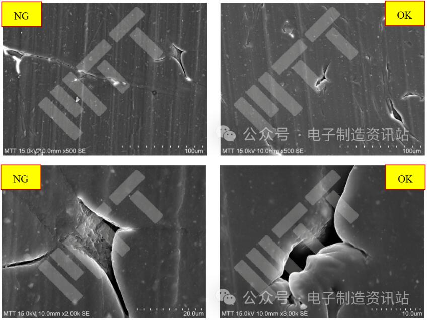 NG與OK USB形貌對(duì)比圖片