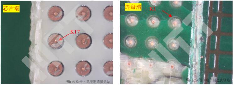 NG PCB板機(jī)械剝離后外觀圖片